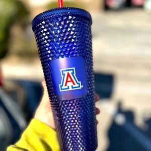 Starbucks venti University of Arizona (U of A) studded tumbler